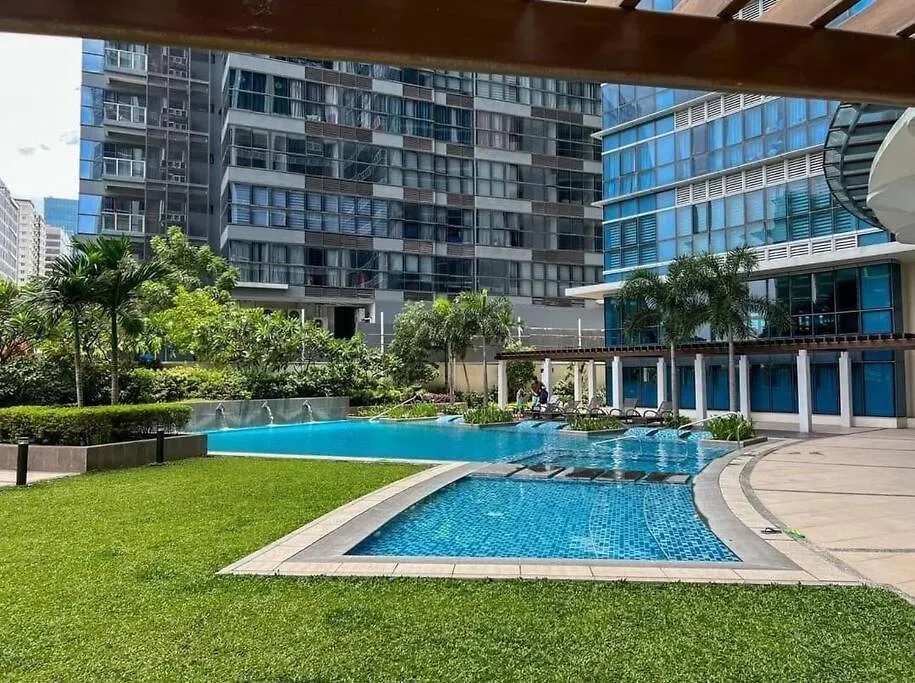 Stylish 1Br Uptown Parksuites Bgc, 200Mbps/Smarttv Manila Philippines